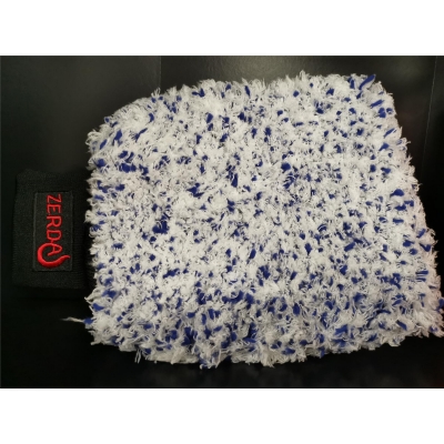 Long pile wash mitt carDNA 20x23cm blue-401