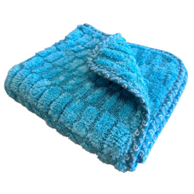 Zerda ręcznik CHECKER 50X75 1000gsm TURKUSOWY-887