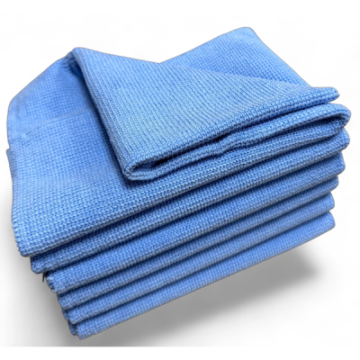 Zerda mikrofibra perłowa 315gsm 40x40cm BLUE 6szt